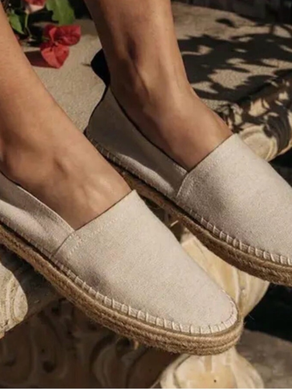 SeaVees Avalon A-Line Cotton Beige Espadrilles
